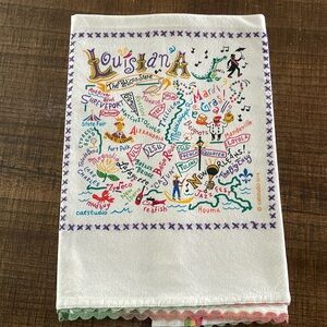 Louisiana Dish Towel NWOT by Cat Studio